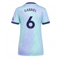 Arsenal Gabriel Magalhaes #6 Fußballbekleidung 3rd trikot Damen 2024-25 Kurzarm